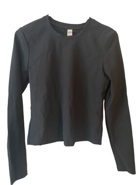 90 Degree By Reflex Black Long Sleeve Crew Tee